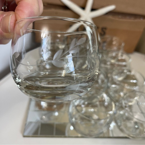 Princess House Roly Poly Cocktail Punch Cups 12 In Box - Picture 2 of 12